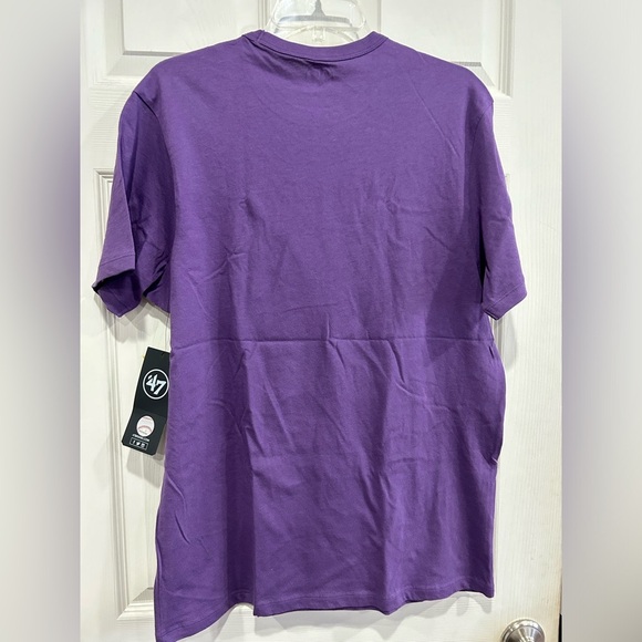 '47 Men's XL Colorado Rockies Purple Cooperstown Franklin T-Shirt NWT - Picture 3 of 9